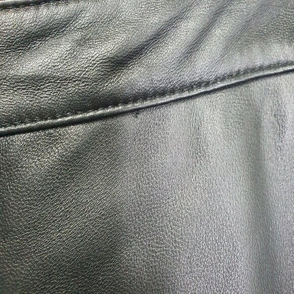 NEW Icicle Size 4 Black Leather Lined Pants $198 - Picture 5 of 9